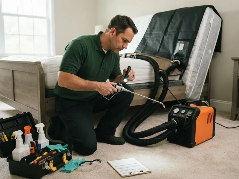 Bed Bug Heat and Chemical Micro-Injection Protocol in Charlotte, NC