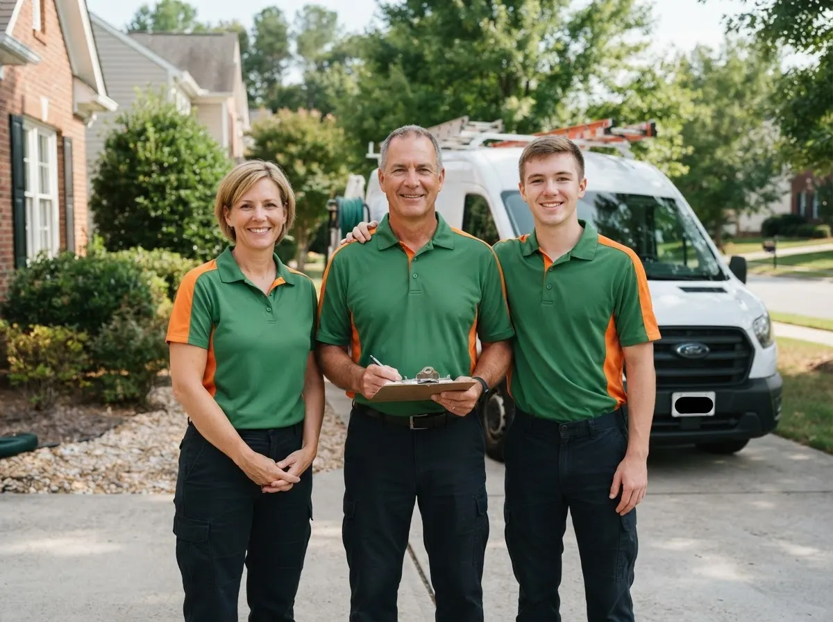 The SafeHaven Pest Control team, pest control service in Charlotte, NC